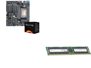 Supermicro AMD Motherboard/CPU Bundle - M12SWA-TF Workstation Motherboard Installed with AMD Ryzen Threadripper PRO 3995WX CPU 64-Core/128-Thread Processor - Integrated by Supermicro and Supermicro (M393A8G40AB2-CWE) 64GB SDRAM ECC Register Supermicro AMD Motherboard/CPU Bundle - M12SWA-TF Workstation Motherboard Installed with AMD Ryzen Threadripper PRO 3995WX CPU 64-Core/128-Thread Processor - Integrated by Supermicro and Supermicro (M393A8G40AB2-CWE) 64GB SDRAM ECC Register