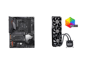 GIGABYTE X570 AORUS ELITE WIFI AM4 AMD X570 SATA 6Gb/s ATX AMD Motherboard and EVGA CLC 360 400-HY-CL36-V1 All-In-One RGB LED CPU Liquid Cooler 3x FX12 120mm PWM Fans Intel AMD GIGABYTE X570 AORUS ELITE WIFI AM4 AMD X570 SATA 6Gb/s ATX AMD Motherboard and EVGA CLC 360 400-HY-CL36-V1 All-In-One RGB LED CPU Liquid Cooler 3x FX12 120mm PWM Fans Intel AMD