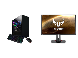 iBUYPOWER - Ryzen 3 3100 - 8 GB DDR4 - 1 TB HDD - GeForce GT 710 - Windows 10 Home - Desktop PC (ARCB 108AV2) and ASUS TUF Gaming VG279QM 27" Full HD 1920 x 1080 1 ms (GTG) 280Hz (Overclocking) 2 x HDMI DisplayPort G-SYNC ELMB SYNC HDR Buil iBUYPOWER - Ryzen 3 3100 - 8 GB DDR4 - 1 TB HDD - GeForce GT 710 - Windows 10 Home - Desktop PC (ARCB 108AV2) and ASUS TUF Gaming VG279QM 27" Full HD 1920 x 1080 1 ms (GTG) 280Hz (Overclocking) 2 x HDMI DisplayPort G-SYNC ELMB SYNC HDR Buil