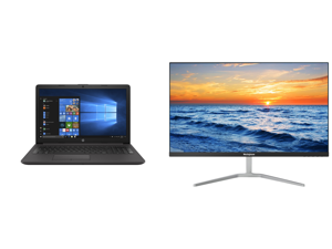 HP Laptop 250 G7 153V4UT#ABA Intel Core i5 10th Gen 1035G7 (1.20 GHz) 8 GB Memory 256 GB PCIe SSD Intel Iris Xe Graphics 15.6" Windows 10 Pro 64-bit and Westinghouse WH27FX9019 27" Full HD 1920 x 1080 HDMI VGA Flicker-Free Technology Low Bl HP Laptop 250 G7 153V4UT#ABA Intel Core i5 10th Gen 1035G7 (1.20 GHz) 8 GB Memory 256 GB PCIe SSD Intel Iris Xe Graphics 15.6" Windows 10 Pro 64-bit and Westinghouse WH27FX9019 27" Full HD 1920 x 1080 HDMI VGA Flicker-Free Technology Low Bl