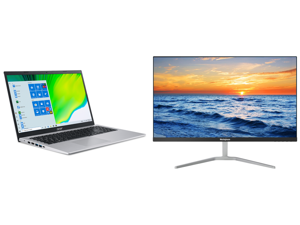 Acer Laptop Aspire 5 A515-56-76J1 Intel Core i7 11th Gen 1165G7 (2.80 GHz) 12 GB Memory 512 GB NVMe SSD Intel Iris Xe Graphics 15.6" Windows 10 Home 64-bit and Westinghouse WH27FX9019 27" Full HD 1920 x 1080 HDMI VGA Flicker-Free Technology Acer Laptop Aspire 5 A515-56-76J1 Intel Core i7 11th Gen 1165G7 (2.80 GHz) 12 GB Memory 512 GB NVMe SSD Intel Iris Xe Graphics 15.6" Windows 10 Home 64-bit and Westinghouse WH27FX9019 27" Full HD 1920 x 1080 HDMI VGA Flicker-Free Technology
