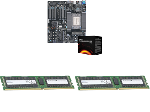 Supermicro AMD Motherboard/CPU Bundle - M12SWA-TF Workstation Motherboard Installed with AMD Ryzen Threadripper PRO 3955WX CPU 16-Core/32-Thread Processor - Integrated by Supermicro and 2 x Supermicro (M393A8G40AB2-CWE) 64GB Server Memory Supermicro AMD Motherboard/CPU Bundle - M12SWA-TF Workstation Motherboard Installed with AMD Ryzen Threadripper PRO 3955WX CPU 16-Core/32-Thread Processor - Integrated by Supermicro and 2 x Supermicro (M393A8G40AB2-CWE) 64GB Server Memory