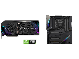 GIGABYTE AORUS GeForce RTX 3090 MASTER 24GB Video Card GV-N3090AORUS M-24GD and GIGABYTE Z590 AORUS XTREME LGA 1200 Intel Z590 SATA 6Gb/s Extended ATX Intel Motherboard GIGABYTE AORUS GeForce RTX 3090 MASTER 24GB Video Card GV-N3090AORUS M-24GD and GIGABYTE Z590 AORUS XTREME LGA 1200 Intel Z590 SATA 6Gb/s Extended ATX Intel Motherboard