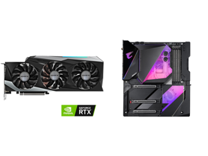 GIGABYTE GeForce RTX 3090 GAMING OC 24G Video Card GV-N3090GAMING OC-24GD and GIGABYTE Z490 AORUS XTREME WATERFORCE LGA 1200 Intel Z490 E-ATX Motherboard with Triple M.2 SATA 6Gb/s USB 3.2 Gen 2 WIFI 6 10 GbE LAN Dual Thunderbolt 3 All-In-O GIGABYTE GeForce RTX 3090 GAMING OC 24G Video Card GV-N3090GAMING OC-24GD and GIGABYTE Z490 AORUS XTREME WATERFORCE LGA 1200 Intel Z490 E-ATX Motherboard with Triple M.2 SATA 6Gb/s USB 3.2 Gen 2 WIFI 6 10 GbE LAN Dual Thunderbolt 3 All-In-O