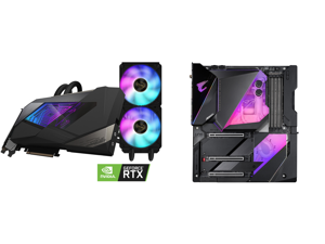 GIGABYTE AORUS GeForce RTX 3090 XTREME WATERFORCE 24G Graphics Card WATERFORCE All-in-One Cooling System 24GB 384-bit GDDR6X GV-N3090AORUSX W-24GD Video Card and GIGABYTE Z490 AORUS XTREME WATERFORCE LGA 1200 Intel Z490 E-ATX Motherboard wi GIGABYTE AORUS GeForce RTX 3090 XTREME WATERFORCE 24G Graphics Card WATERFORCE All-in-One Cooling System 24GB 384-bit GDDR6X GV-N3090AORUSX W-24GD Video Card and GIGABYTE Z490 AORUS XTREME WATERFORCE LGA 1200 Intel Z490 E-ATX Motherboard wi