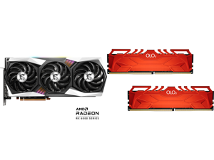 MSI Gaming Radeon RX 6800 XT 16GB GDDR6 PCI Express 4.0 CrossFireX Support Video Card RX 6800 XT GAMING X TRIO 16G and OLOy 16GB (2 x 8GB) 288-Pin DDR4 SDRAM DDR4 3600 (PC4 28800) Desktop Memory Model MD4U0836180BHRDA MSI Gaming Radeon RX 6800 XT 16GB GDDR6 PCI Express 4.0 CrossFireX Support Video Card RX 6800 XT GAMING X TRIO 16G and OLOy 16GB (2 x 8GB) 288-Pin DDR4 SDRAM DDR4 3600 (PC4 28800) Desktop Memory Model MD4U0836180BHRDA