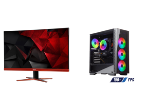 Acer XG270HU omidpx 27" 2K 2560 x 1440 1ms 144Hz AMD FreeSync Technology Edge-to-Edge Frameless Design DVI-D HDMI DisplayPort Built-in Speakers LED Backlit LCD Gaming Monitor and ABS Master Gaming PC - Intel i5 10400F - GeForce RTX 2060 - 1 Acer XG270HU omidpx 27" 2K 2560 x 1440 1ms 144Hz AMD FreeSync Technology Edge-to-Edge Frameless Design DVI-D HDMI DisplayPort Built-in Speakers LED Backlit LCD Gaming Monitor and ABS Master Gaming PC - Intel i5 10400F - GeForce RTX 2060 - 1