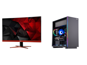 Acer XG270HU omidpx 27" 2K 2560 x 1440 1ms 144Hz AMD FreeSync Technology Edge-to-Edge Frameless Design DVI-D HDMI DisplayPort Built-in Speakers LED Backlit LCD Gaming Monitor and ABS Gladiator Gaming PC - Ryzen 5 5600X - Radeon RX 6700 XT - Acer XG270HU omidpx 27" 2K 2560 x 1440 1ms 144Hz AMD FreeSync Technology Edge-to-Edge Frameless Design DVI-D HDMI DisplayPort Built-in Speakers LED Backlit LCD Gaming Monitor and ABS Gladiator Gaming PC - Ryzen 5 5600X - Radeon RX 6700 XT -