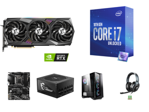 MSI Gaming GeForce RTX 3080 Ti 12GB GDDR6X PCI Express 4.0 x16 Video Card RTX 3080 Ti Gaming X Trio 12G and Intel Core i7-10700K Comet Lake 8-Core 3.8 GHz LGA 1200 125W Desktop Processor w/ Intel UHD Graphics 630 and MSI PRO Z490-A PRO LGA MSI Gaming GeForce RTX 3080 Ti 12GB GDDR6X PCI Express 4.0 x16 Video Card RTX 3080 Ti Gaming X Trio 12G and Intel Core i7-10700K Comet Lake 8-Core 3.8 GHz LGA 1200 125W Desktop Processor w/ Intel UHD Graphics 630 and MSI PRO Z490-A PRO LGA
