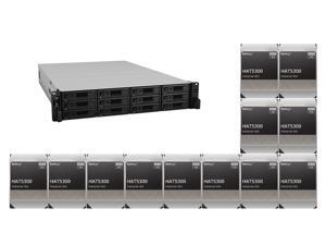 Synology 12 bay RackStation RS3621RPxs (Diskless) and 12 x Synology HAT5300-8T Enterprise 8TB HDD SATA III 6Gb/s 512e 7200 RPM 256MB Cache 3.5" Internal Hard Drive Synology 12 bay RackStation RS3621RPxs (Diskless) and 12 x Synology HAT5300-8T Enterprise 8TB HDD SATA III 6Gb/s 512e 7200 RPM 256MB Cache 3.5" Internal Hard Drive