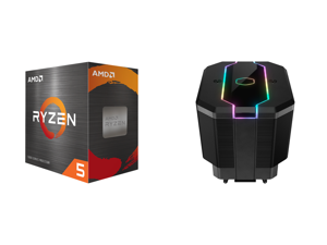AMD Ryzen 5 5600X 3.7 GHz Socket AM4 100-100000065BOX Desktop Processor and Cooler Master MasterAir MA620M Dual Tower ARGB High Performance CPU Air Cooler 6 CDC 2.0 Heatpipes SF120R Fan Hexagon Strip Addressable RGB Lighting for AMD Ryzen/I AMD Ryzen 5 5600X 3.7 GHz Socket AM4 100-100000065BOX Desktop Processor and Cooler Master MasterAir MA620M Dual Tower ARGB High Performance CPU Air Cooler 6 CDC 2.0 Heatpipes SF120R Fan Hexagon Strip Addressable RGB Lighting for AMD Ryzen/I