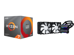 AMD RYZEN 7 3700X 8-Core 3.6 GHz (4.4 GHz Max Boost) Socket AM4 65W 100-100000071BOX Desktop Processor and Phanteks Glacier One 240MP D-RGB AIO Liquid CPU Cooler Infinity Mirror Pump Cap Design 2x Silent 120mm MP PWM Fans Black AMD RYZEN 7 3700X 8-Core 3.6 GHz (4.4 GHz Max Boost) Socket AM4 65W 100-100000071BOX Desktop Processor and Phanteks Glacier One 240MP D-RGB AIO Liquid CPU Cooler Infinity Mirror Pump Cap Design 2x Silent 120mm MP PWM Fans Black