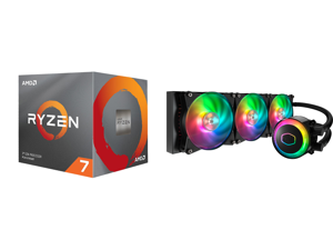 AMD RYZEN 7 3700X 8-Core 3.6 GHz (4.4 GHz Max Boost) Socket AM4 65W 100-100000071BOX Desktop Processor and Cooler Master MasterLiquid ML360R ARGB Close-Loop AIO CPU Liquid Cooler 360 Radiator Dual Chamber Pump Addressable RGB Lighting Dual AMD RYZEN 7 3700X 8-Core 3.6 GHz (4.4 GHz Max Boost) Socket AM4 65W 100-100000071BOX Desktop Processor and Cooler Master MasterLiquid ML360R ARGB Close-Loop AIO CPU Liquid Cooler 360 Radiator Dual Chamber Pump Addressable RGB Lighting Dual