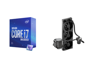 Intel Core i7-10700KF 3.8 GHz LGA 1200 BX8070110700KF Desktop Processor and CoolerMaster MasterLiquid ML360 SUB-ZERO Thermoelectric Cooling (TEC) AIO CPU Liquid Cooler Powered by Intel Cryo Cooling Technology 2nd Generation Pump 360 Radiato Intel Core i7-10700KF 3.8 GHz LGA 1200 BX8070110700KF Desktop Processor and CoolerMaster MasterLiquid ML360 SUB-ZERO Thermoelectric Cooling (TEC) AIO CPU Liquid Cooler Powered by Intel Cryo Cooling Technology 2nd Generation Pump 360 Radiato