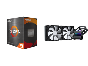 AMD Ryzen 9 5950X 3.4 GHz Socket AM4 100-100000059WOF Desktop Processor and Phanteks Glacier One 280MP D-RGB AIO Liquid CPU Cooler Infinity Mirror Pump Cap Design 2x Silent 140mm MP PWM Fans Black AMD Ryzen 9 5950X 3.4 GHz Socket AM4 100-100000059WOF Desktop Processor and Phanteks Glacier One 280MP D-RGB AIO Liquid CPU Cooler Infinity Mirror Pump Cap Design 2x Silent 140mm MP PWM Fans Black