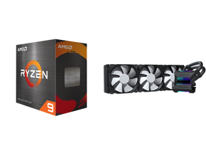 AMD Ryzen 9 5950X 3.4 GHz Socket AM4 100-100000059WOF Desktop Processor and Phanteks Glacier One 360MP D-RGB AIO Liquid CPU Cooler Infinity Mirror Pump Cap Design 3x Silent 120mm MP PWM Fans Black AMD Ryzen 9 5950X 3.4 GHz Socket AM4 100-100000059WOF Desktop Processor and Phanteks Glacier One 360MP D-RGB AIO Liquid CPU Cooler Infinity Mirror Pump Cap Design 3x Silent 120mm MP PWM Fans Black
