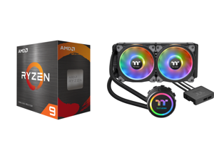 AMD Ryzen 9 5950X 3.4 GHz Socket AM4 100-100000059WOF Desktop Processor and Thermaltake Floe DX 240 Dual Riing Duo 16.8 Million Colors RGB 36 LED LGA2066 AM4 Ready Intel/AMD Liquid Cooling All-in-One CPU Cooler CL-W255-PL12SW-B AMD Ryzen 9 5950X 3.4 GHz Socket AM4 100-100000059WOF Desktop Processor and Thermaltake Floe DX 240 Dual Riing Duo 16.8 Million Colors RGB 36 LED LGA2066 AM4 Ready Intel/AMD Liquid Cooling All-in-One CPU Cooler CL-W255-PL12SW-B
