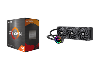 AMD Ryzen 9 5950X 3.4 GHz Socket AM4 100-100000059WOF Desktop Processor and Thermaltake TOUGHLIQUID 360 ARGB Motherboard Sync Edition AMD/Intel LGA1200 Ready All-in-One Liquid Cooling System 360mm High Efficiency Radiator CPU Cooler CL-W321 AMD Ryzen 9 5950X 3.4 GHz Socket AM4 100-100000059WOF Desktop Processor and Thermaltake TOUGHLIQUID 360 ARGB Motherboard Sync Edition AMD/Intel LGA1200 Ready All-in-One Liquid Cooling System 360mm High Efficiency Radiator CPU Cooler CL-W321