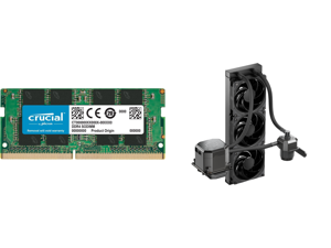 Crucial 8GB 260-Pin DDR4 SO-DIMM DDR4 2666 (PC4 21300) Laptop Memory Model CT8G4SFRA266 and CoolerMaster MasterLiquid ML360 SUB-ZERO Thermoelectric Cooling (TEC) AIO CPU Liquid Cooler Powered by Intel Cryo Cooling Technology 2nd Generation Crucial 8GB 260-Pin DDR4 SO-DIMM DDR4 2666 (PC4 21300) Laptop Memory Model CT8G4SFRA266 and CoolerMaster MasterLiquid ML360 SUB-ZERO Thermoelectric Cooling (TEC) AIO CPU Liquid Cooler Powered by Intel Cryo Cooling Technology 2nd Generation