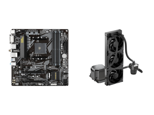 GIGABYTE B550M DS3H AC AM4 Micro ATX AMD Motherboard and CoolerMaster MasterLiquid ML360 SUB-ZERO Thermoelectric Cooling (TEC) AIO CPU Liquid Cooler Powered by Intel Cryo Cooling Technology 2nd Generation Pump 360 Radiator for Intel LGA 120 GIGABYTE B550M DS3H AC AM4 Micro ATX AMD Motherboard and CoolerMaster MasterLiquid ML360 SUB-ZERO Thermoelectric Cooling (TEC) AIO CPU Liquid Cooler Powered by Intel Cryo Cooling Technology 2nd Generation Pump 360 Radiator for Intel LGA 120