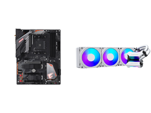 GIGABYTE B450 AORUS PRO WIFI (rev. 1.0) AM4 ATX AMD Motherboard and Phanteks Glacier One 360MPH D-RGB AIO Liquid CPU Cooler Infinity Mirror Pump Cap Design 3x Silent 120mm MP PWM Fans 3x D-RGB Halos Fan Frames White GIGABYTE B450 AORUS PRO WIFI (rev. 1.0) AM4 ATX AMD Motherboard and Phanteks Glacier One 360MPH D-RGB AIO Liquid CPU Cooler Infinity Mirror Pump Cap Design 3x Silent 120mm MP PWM Fans 3x D-RGB Halos Fan Frames White