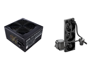 Cooler Master MWE 450 - V2 MPE-4501-ACAAW-US 450W ATX 12V 80 PLUS Standard Certified Power Supply and CoolerMaster MasterLiquid ML360 SUB-ZERO Thermoelectric Cooling (TEC) AIO CPU Liquid Cooler Powered by Intel Cryo Cooling Technology 2nd G Cooler Master MWE 450 - V2 MPE-4501-ACAAW-US 450W ATX 12V 80 PLUS Standard Certified Power Supply and CoolerMaster MasterLiquid ML360 SUB-ZERO Thermoelectric Cooling (TEC) AIO CPU Liquid Cooler Powered by Intel Cryo Cooling Technology 2nd G