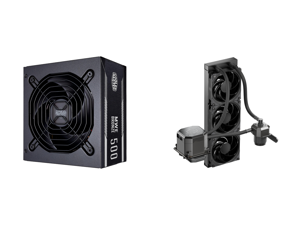 Cooler Master MWE 500 Watt Silencio Fan Modular 80 PLUS Bronze Power Supply and CoolerMaster MasterLiquid ML360 SUB-ZERO Thermoelectric Cooling (TEC) AIO CPU Liquid Cooler Powered by Intel Cryo Cooling Technology 2nd Generation Pump 360 Rad Cooler Master MWE 500 Watt Silencio Fan Modular 80 PLUS Bronze Power Supply and CoolerMaster MasterLiquid ML360 SUB-ZERO Thermoelectric Cooling (TEC) AIO CPU Liquid Cooler Powered by Intel Cryo Cooling Technology 2nd Generation Pump 360 Rad
