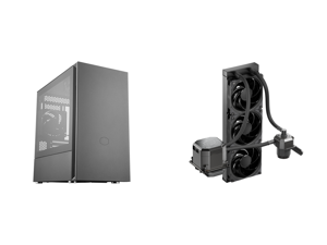 Cooler Master Silencio S600 ATX Mid-Tower w/ Sound-Dampening Material Sound-Dampened Steel Side Panel Reversible Front Panel SD Card Reader and 2x 120mm PWM Silencio FP Fans and CoolerMaster MasterLiquid ML360 SUB-ZERO Thermoelectric Coolin Cooler Master Silencio S600 ATX Mid-Tower w/ Sound-Dampening Material Sound-Dampened Steel Side Panel Reversible Front Panel SD Card Reader and 2x 120mm PWM Silencio FP Fans and CoolerMaster MasterLiquid ML360 SUB-ZERO Thermoelectric Coolin