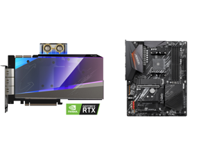 GIGABYTE AORUS GeForce RTX 3090 XTREME WATERFORCE WB 24G Graphics Card WATERFORCE Water Block Cooling System 24GB 384-bit GDDR6X GV-N3090AORUSX WB-24GD Video Card and GIGABYTE B550 AORUS ELITE AM4 AMD B550 ATX Motherboard with Dual M.2 SATA GIGABYTE AORUS GeForce RTX 3090 XTREME WATERFORCE WB 24G Graphics Card WATERFORCE Water Block Cooling System 24GB 384-bit GDDR6X GV-N3090AORUSX WB-24GD Video Card and GIGABYTE B550 AORUS ELITE AM4 AMD B550 ATX Motherboard with Dual M.2 SATA