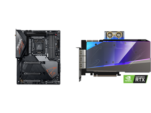 GIGABYTE Z590 AORUS MASTER LGA 1200 Intel Z590 ATX Motherboard with Triple M.2 PCIe 4.0 USB 3.2 Gen2X2 Type-C Intel WIFI 6E AQUANTIA 10GbE LAN and GIGABYTE AORUS GeForce RTX 3090 XTREME WATERFORCE WB 24G Graphics Card WATERFORCE Water Block GIGABYTE Z590 AORUS MASTER LGA 1200 Intel Z590 ATX Motherboard with Triple M.2 PCIe 4.0 USB 3.2 Gen2X2 Type-C Intel WIFI 6E AQUANTIA 10GbE LAN and GIGABYTE AORUS GeForce RTX 3090 XTREME WATERFORCE WB 24G Graphics Card WATERFORCE Water Block