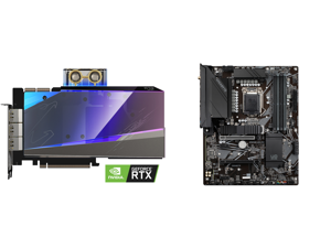 GIGABYTE AORUS GeForce RTX 3090 XTREME WATERFORCE WB 24G Graphics Card WATERFORCE Water Block Cooling System 24GB 384-bit GDDR6X GV-N3090AORUSX WB-24GD Video Card and GIGABYTE Z590 UD AC LGA 1200 Intel Z590 ATX Motherboard with Triple M.2 P GIGABYTE AORUS GeForce RTX 3090 XTREME WATERFORCE WB 24G Graphics Card WATERFORCE Water Block Cooling System 24GB 384-bit GDDR6X GV-N3090AORUSX WB-24GD Video Card and GIGABYTE Z590 UD AC LGA 1200 Intel Z590 ATX Motherboard with Triple M.2 P