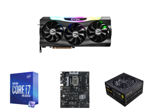 EVGA GeForce RTX 3070 FTW3 ULTRA GAMING Video Card 08G-P5-3767-KL 8GB GDDR6 iCX3 Technology ARGB LED Metal Backplate LHR and Intel Core i7-10700K Comet Lake 8-Core 3.8 GHz LGA 1200 125W Desktop Processor w/ Intel UHD Graphics 630 and ASRock EVGA GeForce RTX 3070 FTW3 ULTRA GAMING Video Card 08G-P5-3767-KL 8GB GDDR6 iCX3 Technology ARGB LED Metal Backplate LHR and Intel Core i7-10700K Comet Lake 8-Core 3.8 GHz LGA 1200 125W Desktop Processor w/ Intel UHD Graphics 630 and ASRock
