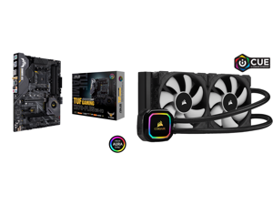ASUS AM4 TUF Gaming X570-Plus (Wi-Fi) ATX Motherboard with PCIe 4.0 Dual M.2 12+2 with Dr. MOS Power Stage HDMI DP SATA 6Gb/s USB 3.2 Gen 2 and Aura Sync RGB Lighting and CORSAIR iCUE H100i RGB PRO XT 240mm Radiator Dual 120mm PWM Fans Soft ASUS AM4 TUF Gaming X570-Plus (Wi-Fi) ATX Motherboard with PCIe 4.0 Dual M.2 12+2 with Dr. MOS Power Stage HDMI DP SATA 6Gb/s USB 3.2 Gen 2 and Aura Sync RGB Lighting and CORSAIR iCUE H100i RGB PRO XT 240mm Radiator Dual 120mm PWM Fans Soft