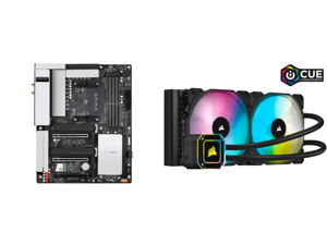 GIGABYTE B550 VISION D-P AM4 AMD B550 ATX Motherboard with Dual M.2 SATA 6Gb/s USB 3.2 Type-C with Thunderbolt 3 WIFI 6 Dual 2.5GbE LAN PCIe 4.0 and Corsair Hydro Series iCUE H115i ELITE CAPELLIX 280mm Radiator Dual ML140 RGB PWM Fans Power GIGABYTE B550 VISION D-P AM4 AMD B550 ATX Motherboard with Dual M.2 SATA 6Gb/s USB 3.2 Type-C with Thunderbolt 3 WIFI 6 Dual 2.5GbE LAN PCIe 4.0 and Corsair Hydro Series iCUE H115i ELITE CAPELLIX 280mm Radiator Dual ML140 RGB PWM Fans Power