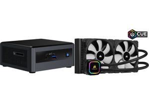 Intel NUC 10 BXNUC10i3FNHN1 Mini / Booksize Barebone System and CORSAIR iCUE H115i RGB PRO XT 280mm Radiator Dual 140mm PWM Fans Software Control Liquid CPU Cooler CW-9060044-WW Intel NUC 10 BXNUC10i3FNHN1 Mini / Booksize Barebone System and CORSAIR iCUE H115i RGB PRO XT 280mm Radiator Dual 140mm PWM Fans Software Control Liquid CPU Cooler CW-9060044-WW