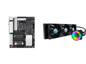 GIGABYTE B550 VISION D-P AM4 AMD B550 ATX Motherboard with Dual M.2 SATA 6Gb/s USB 3.2 Type-C with Thunderbolt 3 WIFI 6 Dual 2.5GbE LAN PCIe 4.0 and MasterLiquid ML360 Mirror ARGB Close-Loop AIO CPU Liquid Cooler Mirror ARGB Pump 360 Radiat GIGABYTE B550 VISION D-P AM4 AMD B550 ATX Motherboard with Dual M.2 SATA 6Gb/s USB 3.2 Type-C with Thunderbolt 3 WIFI 6 Dual 2.5GbE LAN PCIe 4.0 and MasterLiquid ML360 Mirror ARGB Close-Loop AIO CPU Liquid Cooler Mirror ARGB Pump 360 Radiat