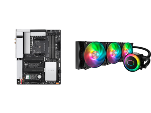 GIGABYTE B550 VISION D-P AM4 AMD B550 ATX Motherboard with Dual M.2 SATA 6Gb/s USB 3.2 Type-C with Thunderbolt 3 WIFI 6 Dual 2.5GbE LAN PCIe 4.0 and Cooler Master MasterLiquid ML360R ARGB Close-Loop AIO CPU Liquid Cooler 360 Radiator Dual C GIGABYTE B550 VISION D-P AM4 AMD B550 ATX Motherboard with Dual M.2 SATA 6Gb/s USB 3.2 Type-C with Thunderbolt 3 WIFI 6 Dual 2.5GbE LAN PCIe 4.0 and Cooler Master MasterLiquid ML360R ARGB Close-Loop AIO CPU Liquid Cooler 360 Radiator Dual C