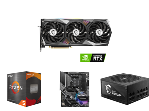 MSI Gaming GeForce RTX 3070 8GB GDDR6 PCI Express 4.0 Video Card 3070 GAMING Z TRIO 8G LHR and AMD Ryzen 5 5600X Vermeer 6-Core 3.7 GHz Socket AM4 65W 100-100000065BOX Desktop Processor and MSI MAG B550 TOMAHAWK AM4 AMD B550 SATA 6Gb/s ATX MSI Gaming GeForce RTX 3070 8GB GDDR6 PCI Express 4.0 Video Card 3070 GAMING Z TRIO 8G LHR and AMD Ryzen 5 5600X Vermeer 6-Core 3.7 GHz Socket AM4 65W 100-100000065BOX Desktop Processor and MSI MAG B550 TOMAHAWK AM4 AMD B550 SATA 6Gb/s ATX