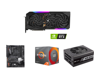 GIGABYTE AORUS GeForce RTX 3070 Ti 8GB GDDR6X PCI Express 4.0 ATX Video Card GV-N307TAORUS M-8GD and GIGABYTE X570 AORUS ELITE WIFI AM4 AMD X570 SATA 6Gb/s ATX AMD Motherboard and AMD Ryzen 7 3rd Gen - RYZEN 7 3700X Matisse (Zen 2) 8-Core 3 GIGABYTE AORUS GeForce RTX 3070 Ti 8GB GDDR6X PCI Express 4.0 ATX Video Card GV-N307TAORUS M-8GD and GIGABYTE X570 AORUS ELITE WIFI AM4 AMD X570 SATA 6Gb/s ATX AMD Motherboard and AMD Ryzen 7 3rd Gen - RYZEN 7 3700X Matisse (Zen 2) 8-Core 3