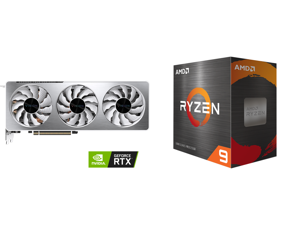 GIGABYTE Vision GeForce RTX 3070 8GB GDDR6 PCI Express 4.0 ATX Video Card GV-N3070VISION OC-8GD (rev. 2.0) and AMD Ryzen 9 5950X - Ryzen 9 5000 Series Vermeer (Zen 3) 16-Core 3.4 GHz Socket AM4 105W Desktop Processor - 100-100000059WOF GIGABYTE Vision GeForce RTX 3070 8GB GDDR6 PCI Express 4.0 ATX Video Card GV-N3070VISION OC-8GD (rev. 2.0) and AMD Ryzen 9 5950X - Ryzen 9 5000 Series Vermeer (Zen 3) 16-Core 3.4 GHz Socket AM4 105W Desktop Processor - 100-100000059WOF
