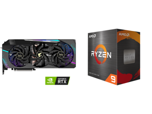 GIGABYTE AORUS GeForce RTX 3080 Ti 12GB GDDR6X PCI Express 4.0 ATX Video Card GV-N308TAORUS X-12GD and AMD Ryzen 9 5950X - Ryzen 9 5000 Series Vermeer (Zen 3) 16-Core 3.4 GHz Socket AM4 105W Desktop Processor - 100-100000059WOF GIGABYTE AORUS GeForce RTX 3080 Ti 12GB GDDR6X PCI Express 4.0 ATX Video Card GV-N308TAORUS X-12GD and AMD Ryzen 9 5950X - Ryzen 9 5000 Series Vermeer (Zen 3) 16-Core 3.4 GHz Socket AM4 105W Desktop Processor - 100-100000059WOF