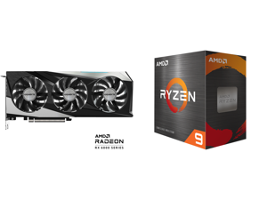 GIGABYTE Radeon RX 6600 XT GAMING OC 8G Graphics Card WINDFORCE 3X Cooling System 8GB 128-bit GDDR6 GV-R66XTGAMING OC-8GD Video Card and AMD Ryzen 9 5950X - Ryzen 9 5000 Series Vermeer (Zen 3) 16-Core 3.4 GHz Socket AM4 105W Desktop Process GIGABYTE Radeon RX 6600 XT GAMING OC 8G Graphics Card WINDFORCE 3X Cooling System 8GB 128-bit GDDR6 GV-R66XTGAMING OC-8GD Video Card and AMD Ryzen 9 5950X - Ryzen 9 5000 Series Vermeer (Zen 3) 16-Core 3.4 GHz Socket AM4 105W Desktop Process