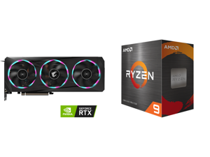 GIGABYTE AORUS GeForce RTX 3060 Ti 8GB GDDR6 PCI Express 4.0 ATX Video Card GV-N306TAORUS E-8GD (rev. 2.0) and AMD Ryzen 9 5950X - Ryzen 9 5000 Series Vermeer (Zen 3) 16-Core 3.4 GHz Socket AM4 105W Desktop Processor - 100-100000059WOF GIGABYTE AORUS GeForce RTX 3060 Ti 8GB GDDR6 PCI Express 4.0 ATX Video Card GV-N306TAORUS E-8GD (rev. 2.0) and AMD Ryzen 9 5950X - Ryzen 9 5000 Series Vermeer (Zen 3) 16-Core 3.4 GHz Socket AM4 105W Desktop Processor - 100-100000059WOF