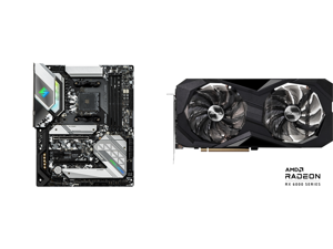 ASRock B550 STEEL LEGEND AM4 AMD B550 SATA 6Gb/s ATX AMD Motherboard and ASRock Challenger D Radeon RX 6600 XT 8GB GDDR6 PCI Express 4.0 Video Card RX6600XT CLD 8GO ASRock B550 STEEL LEGEND AM4 AMD B550 SATA 6Gb/s ATX AMD Motherboard and ASRock Challenger D Radeon RX 6600 XT 8GB GDDR6 PCI Express 4.0 Video Card RX6600XT CLD 8GO