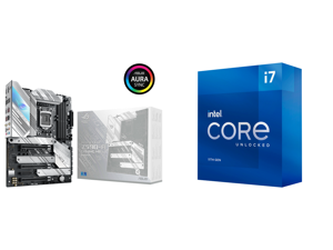 ASUS ROG STRIX Z590-A GAMING WIFI LGA 1200 ATX Intel Motherboard and Intel Core i7-11700K - Core i7 11th Gen Rocket Lake 8-Core 3.6 GHz LGA 1200 125W Intel UHD Graphics 750 Desktop Processor - BX8070811700K