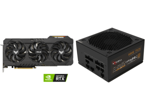 ASUS TUF Gaming GeForce RTX 3070 Ti 8GB GDDR6X PCI Express 4.0 Video Card TUF-RTX3070TI-O8G-GAMING and Rosewill Hive Series 750W Modular Gaming Power Supply 80 PLUS Bronze Certified Single +12V Rail SLI CrossFire Ready - Hive-750