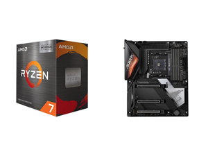 AMD Ryzen 7 5800X3D - Ryzen 7 5000 Series 8-Core 3.4 GHz Socket AM4 105W Desktop Processor - 100-100000651WOF and GIGABYTE X570S AORUS MASTER AM4 AMD X570 SATA 6Gb/s ATX AMD Motherboard