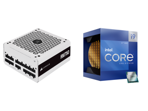 CORSAIR RM Series RM750 750 W Power Supply and Intel Core i9-12900K - Core i9 12th Gen Alder Lake 16-Core (8P+8E) 3.2 GHz LGA 1700 125W Intel UHD Graphics 770 Desktop Processor - BX8071512900K