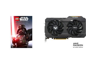 LEGO® Star Wars™: The Skywalker Saga Deluxe Edition - PC [Online Game Code] and ASUS TUF Gaming Radeon RX 6500 XT Video Card TUF-RX6500XT-O4G-GAMING