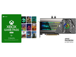 PC Game Pass - 3 Month Membership US [Digital Code] and SAPPHIRE Toxic Radeon RX 6900 XT Video Card 11308-13-20G